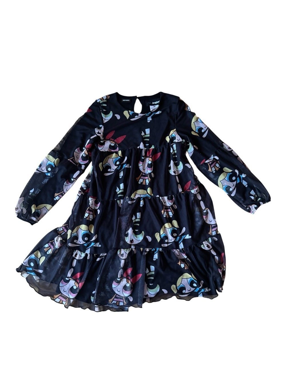 Desigual PowerPuff Girls Dress 9/10 Years Kids Power Puff Cartoon